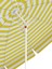 180 cm Polyester Plaj Şemsiye - Sarı Beyaz 3