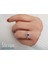 Pırlanta ve Oktagon Kesim Safir Taşlı Yüzük 0417R0238 4
