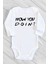 Bebek Beyaz How You Doin Uzun Kollu Çıtçıtlı Body 1