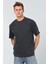Ecko Unltd Ferrıs Oversıze Antrasit Melanj Erkek Bisiklet Yaka Tshirt 5