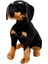 Rottweiler 68 cm Oyuncak Oturan Peluş Köpek 1