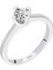 0,30 Karat Görünümlü Pırlanta Tektaş Yüzük 0417R0240 2