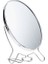 Büyüteçli Çift Taraflı Ayaklı Metal Oval Makyaj Aynası (6 Inç) 3