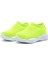 First Step Ultra Hafif Memory Foam Iç Taban Çocuk Triko Spor Ayakkabı Neon YEŞIL-M-1002 3