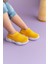Ultra Hafif Memory Foam Iç Taban Çocuk Triko Spor Ayakkabı SARI-M-1002 1