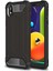 Caseworld Samsung Galaxy A01 Core Kapak Çift Katmanlı Zırh Tank Kılıf Siyah 1