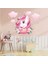 Çocuk Odası Pembe Çiçekler Içinde Sevimli Unicorn 1