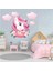 Çocuk Odası Pembe Çiçekler Içinde Sevimli Unicorn 2
