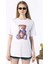 Kadın Oversize Ekose Ayıcık Baskılı Tshirt 1