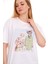 Kadın Oversize Cat Couple Baskılı Tshirt 1