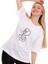 Kadın Oversize Casper Baskılı Tshirt 2