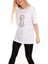Kadın Oversize Casper Baskılı Tshirt 3