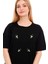 Kadın Oversize Taş Işlemeli Tshirt 2