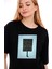Kadın Oversize Being Human Baskılı Tshirt 2