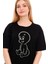 Kadın Oversize Casper Baskılı Tshirt 1