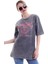Kadın Oversize Nevada Baskılı Tshirt 4
