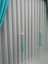 Zincir Desenli Etekleri Kurşunlu 1-3 Sık Pileli 100 x 200 cm Tül Perde 1
