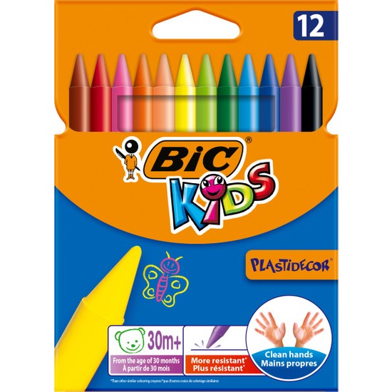 Bic Kids Plastidecor Silinebilir Elleri Kirletmeyen Pastel Fiyati