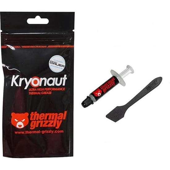 Thermal Grizzly Kryonaut 1gr 12.5W - Yüksek Performanslı Termal Macun