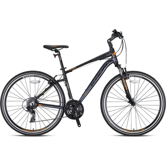 Kron Tx 150 V-Fren 28 Jant 24 Vites 18 Inç Bisiklet 2021 Model Siyah Turuncu