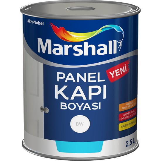 Marshall Panel Kapı Boyası 2,5 Lt Beyaz