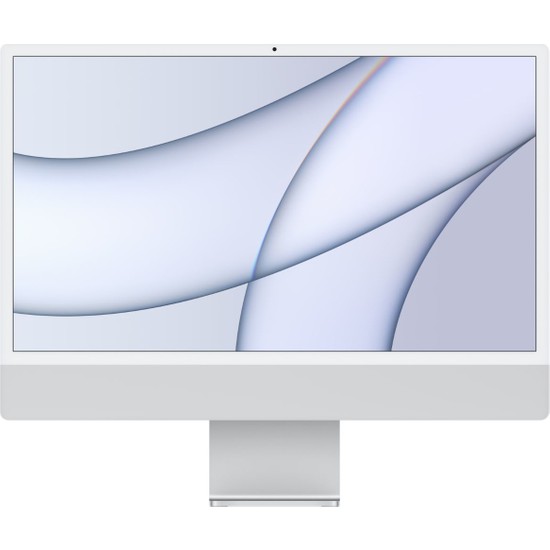 Apple iMac M1 Çip 8C GPU 8GB 256GB SSD macOS 24" 4.5K Retina All In One Bilgisayar MGPC3TU/A Gümüş
