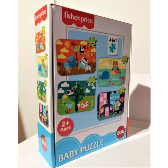 Fisher Price Baby Puzzle 4 In 1 4 lü Puzzle Set