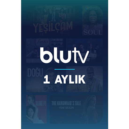 BluTV 1 Aylık Dijital Abonelik Kodu / E-pin