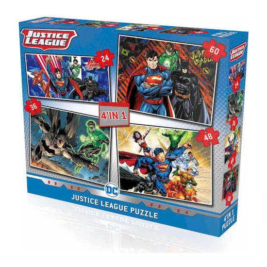 Lol Justice League Puzzle 4 In1