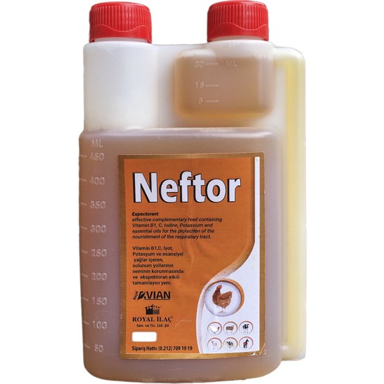 Neftor Tavuklar için Solunum Yolu Destekleyici Ürün 500 gr Esansiyel Yağlar İçerir