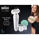Braun Silk-épil 9 Flex 9020 SensoSmart Kablosuz Islak & Kuru Kullanım 7 Ek Parçalı 3'ü 1 Arada Epilatör Braun Silk-épil 9 Flex 9020 SensoSmart Kablosuz Islak & Kuru Kullanım 7 Ek Parçalı 3'ü 1 Arada Epilatör
