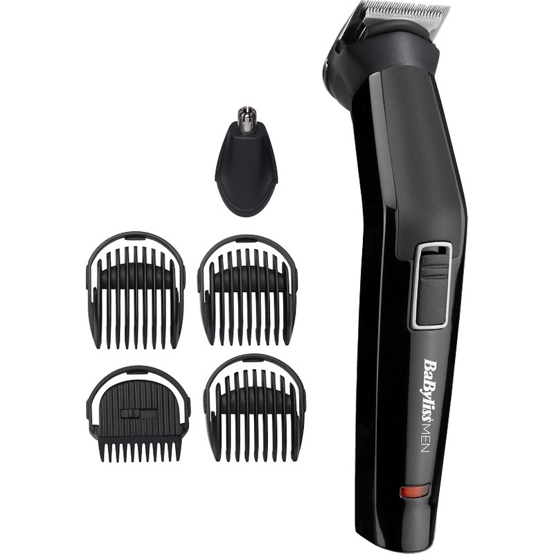 Babyliss Paslanmaz Çelik Bıçaklı 6 Başlıklı Multi Kablosuz Yüz ve Vücut Tıraş Bakım Makinesi MT725E
