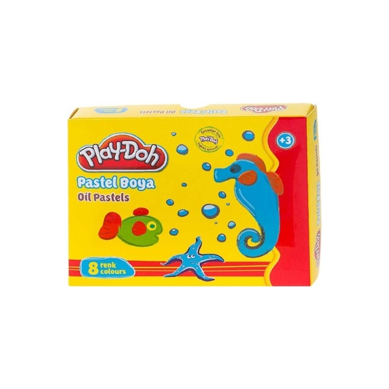 Play-Doh 8 Renk Pastel Boya Seti Çocuklar İçin 3 Yaş Üstü Eğlenceli Aktiviteler