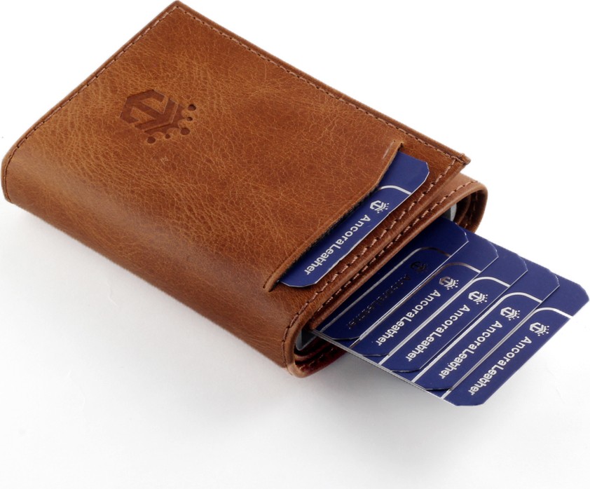 Ancora Leather Deri Mekanizmalı Cüzdan
