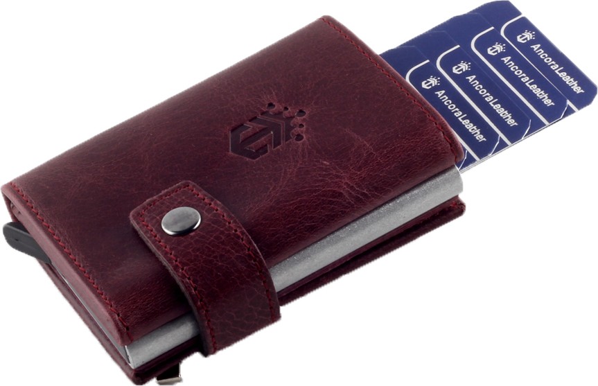 Ancora Leather Deri Crazy Mekanizmalı Cüzdan