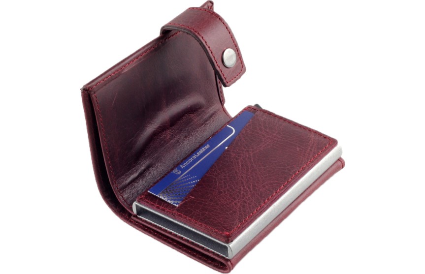 Ancora Leather Deri Crazy Mekanizmalı Cüzdan görsel 3