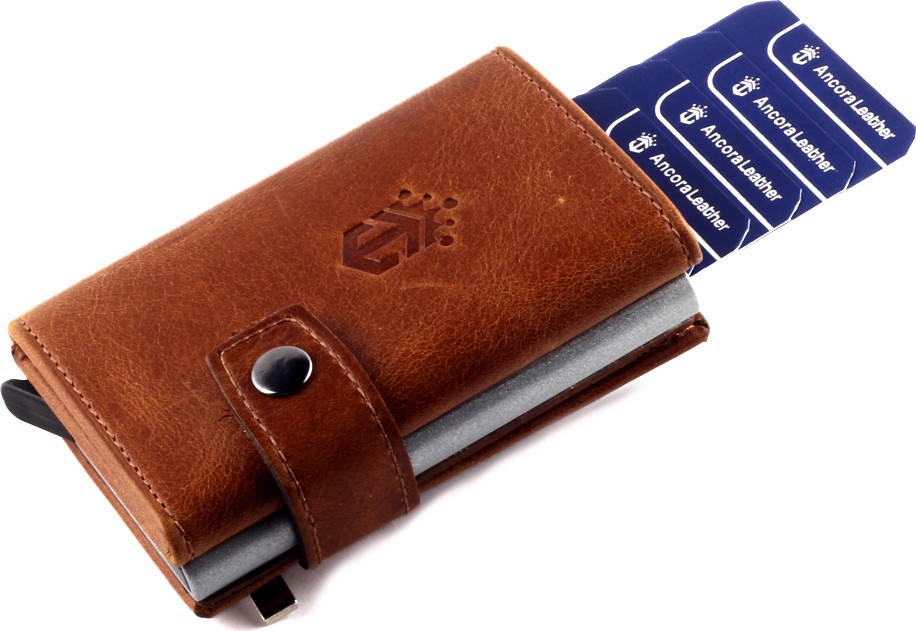 Ancora Leather Deri Crazy Mekanizmalı Cüzdan görsel 5