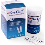 On Call Gk Dual Keton Ölçüm Stribi 50 Test (100 Adet Lanset )