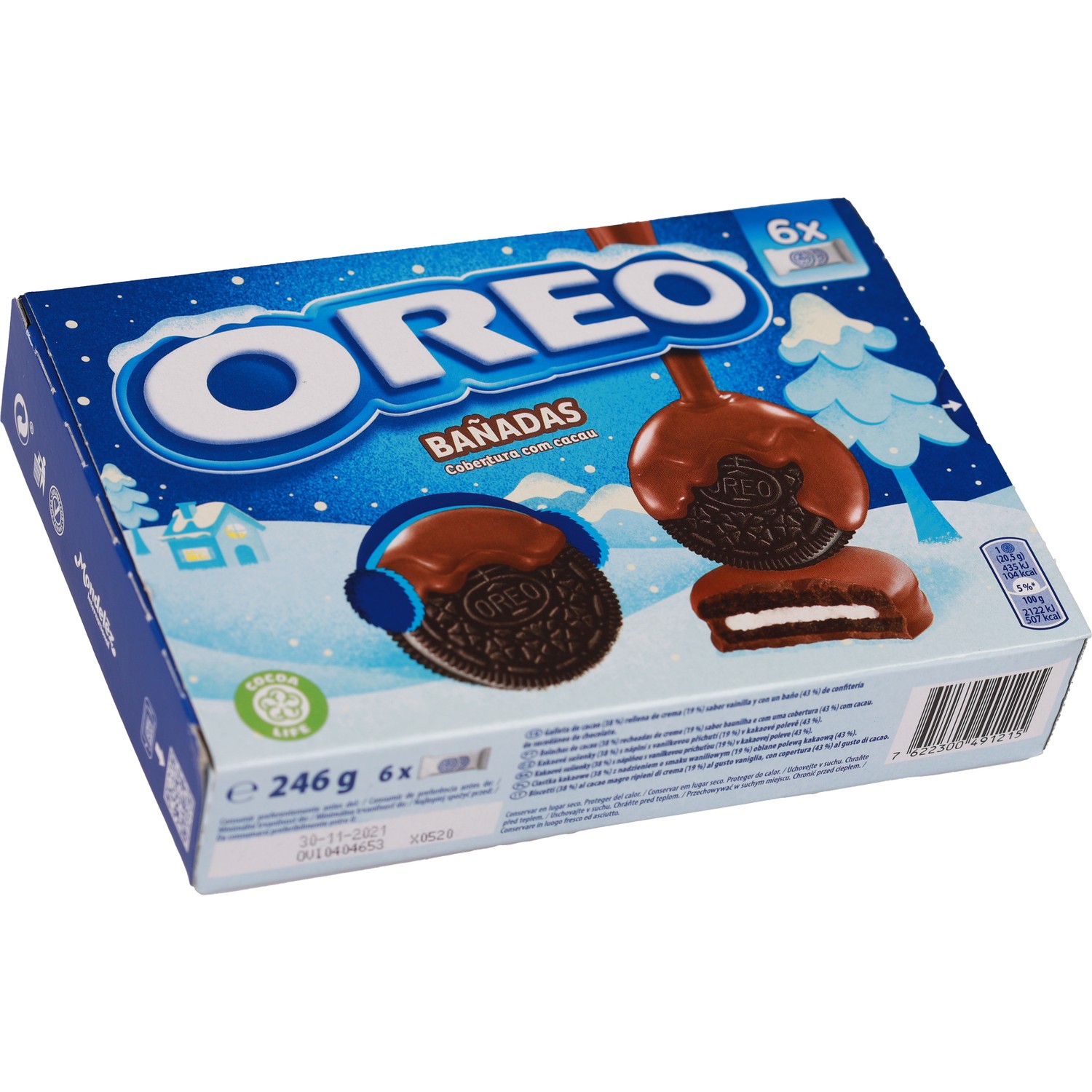 Oreo Çikolata Kaplamalı Sütlü Bisküvi 246 Gr Fiyatı