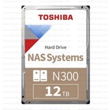 Toshiba N300 12TB 7200RPM 256MB Cache Sata 3 Nas Disk HDWG21CUZSVA