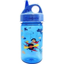 Nalgene 2182-3112 12 Oz Grip N-Gulp Tritan Çocuk Suluğu Mavi