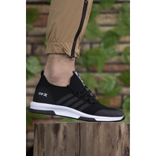 Riccon Generation x Siyah Siyah Beyaz Sneaker 00122030