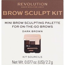 Revolution Brow Sculpt Kit Dark