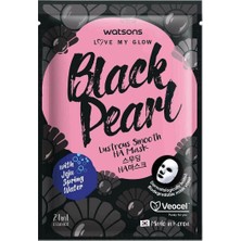 Watsons Black Pearl Ha Kağıt Maske Pürüzsüzleştirici 1 Adet
