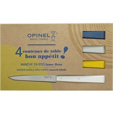 Opinel OP-002040 4'lü Sofra Bıçağı N°125 Celeste