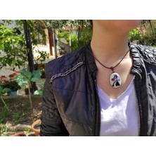 Tomars Silvestre İşlemeli Kanaviçe Kolye