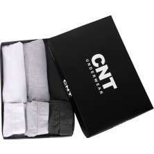 Cnt Erkek 3'lü Atlet Boxer Takım Premium Kutulu