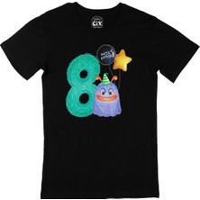 Cix Çocuğumun 8. Yaşına Özel Siyah Tişört