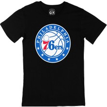 Cix Philidephia 76ERS Siyah Tişört