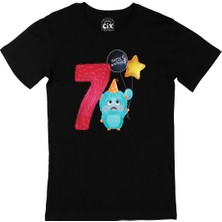 Cix Çocuğumun 7. Yaşına Özel Siyah Tişört